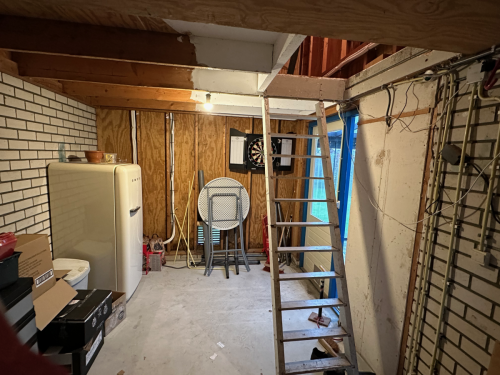 Project garage omgetoverd tot geïsoleerde extra ruimte